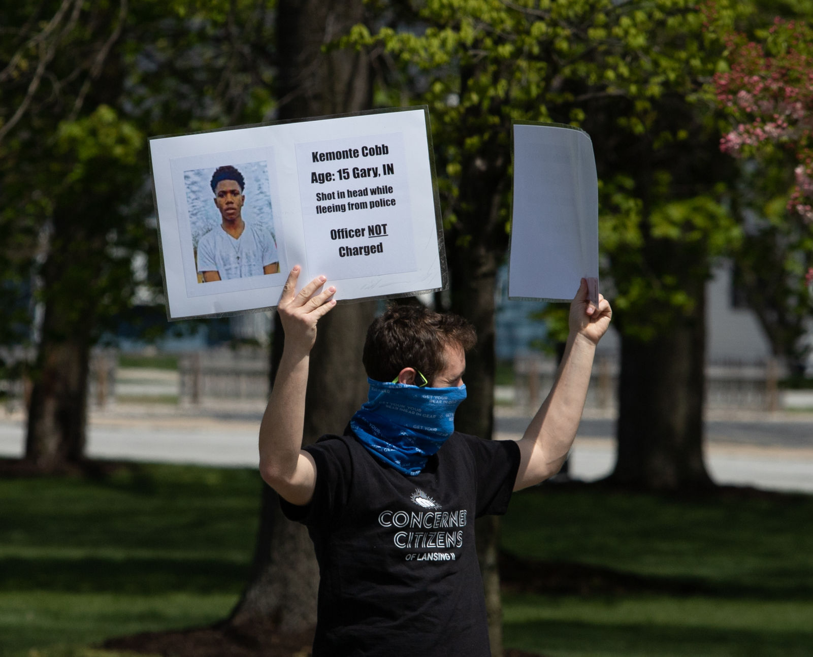 Highland United Against Hate silent protest